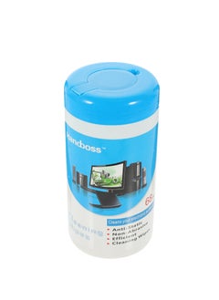 Handboss 68 pcs/lot Screen Cleaning Wipes for Computers, laptop, Phones, Monitors, Eyeglasses - Gentle Surface Cleaners  - Image 1