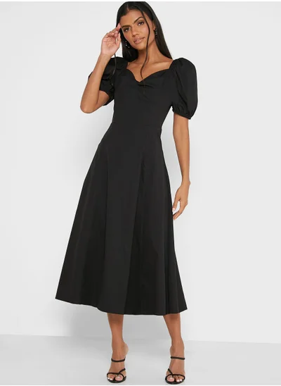 ELLA Puff Sleeve Dress