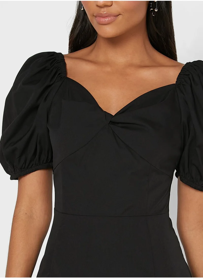 ELLA Puff Sleeve Dress