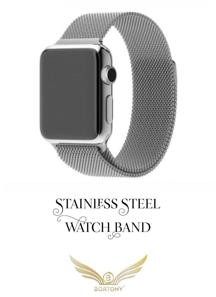 BORTONY - Universal 38/40/41mm Replacement Milanese Loop Apple Watch Strap For 7/6/5 Series - Image 1