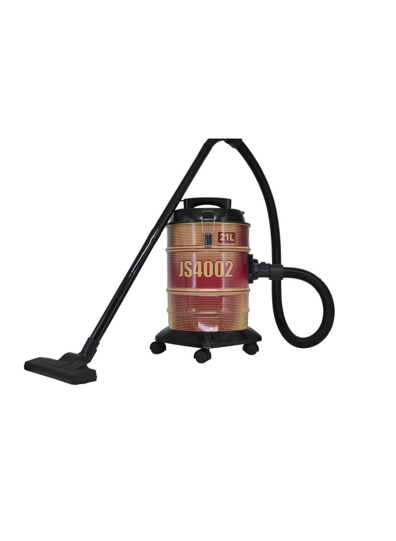 Jessav Drum Vacuum Cleaner, 21L Capacity, 2000W - High Performance Heavy Duty Design - Image 1