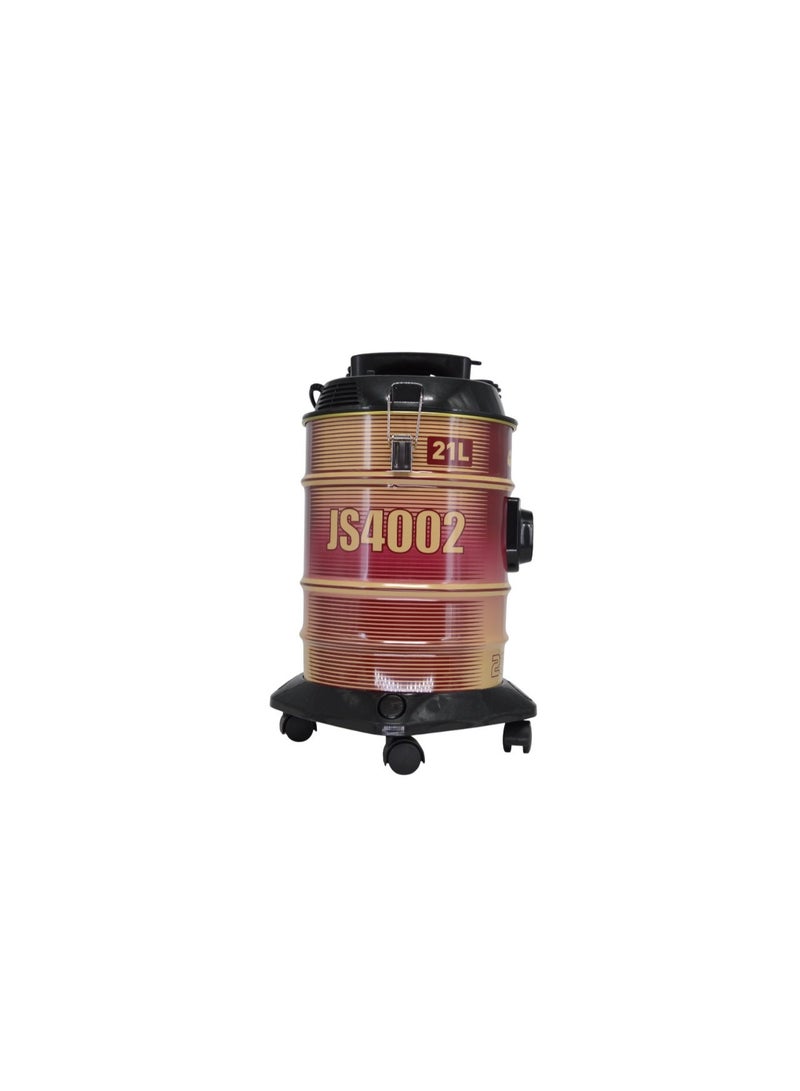 Jessav Drum Vacuum Cleaner, 21L Capacity, 2000W - High Performance Heavy Duty Design - Image 2