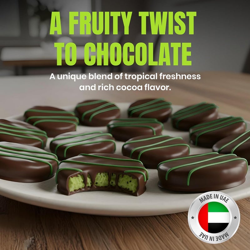 Karish Freeze Dried Kiwi Coated Chocolate – Tangy Fruit Snack with Rich Cocoa, Perfect Treat for Gifting & Sharing, 150g - Image 3