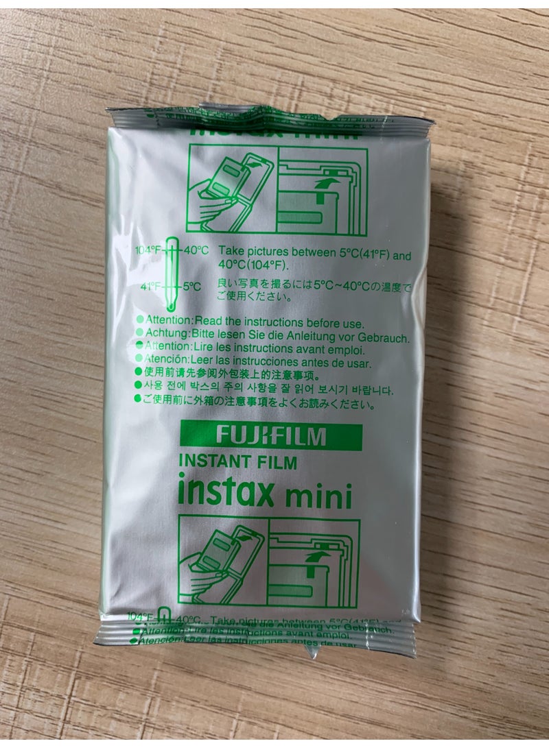 20 ورقة بكميات كبيرة ، Instax-Mini ، 3 بوصات ورق صور أبيض عريض