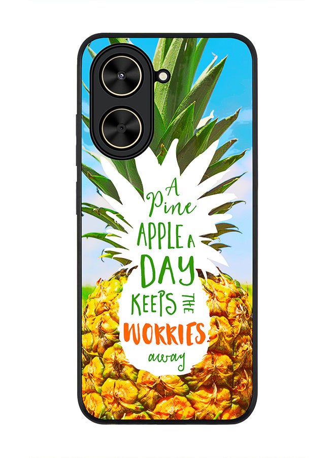 Stylizedd For Xiaomi Poco C71 / Redmi A5 4G Case,Slim fit Camera Protection, Shockproof Thin Phone cover  - Pineapple A Day - Image 1