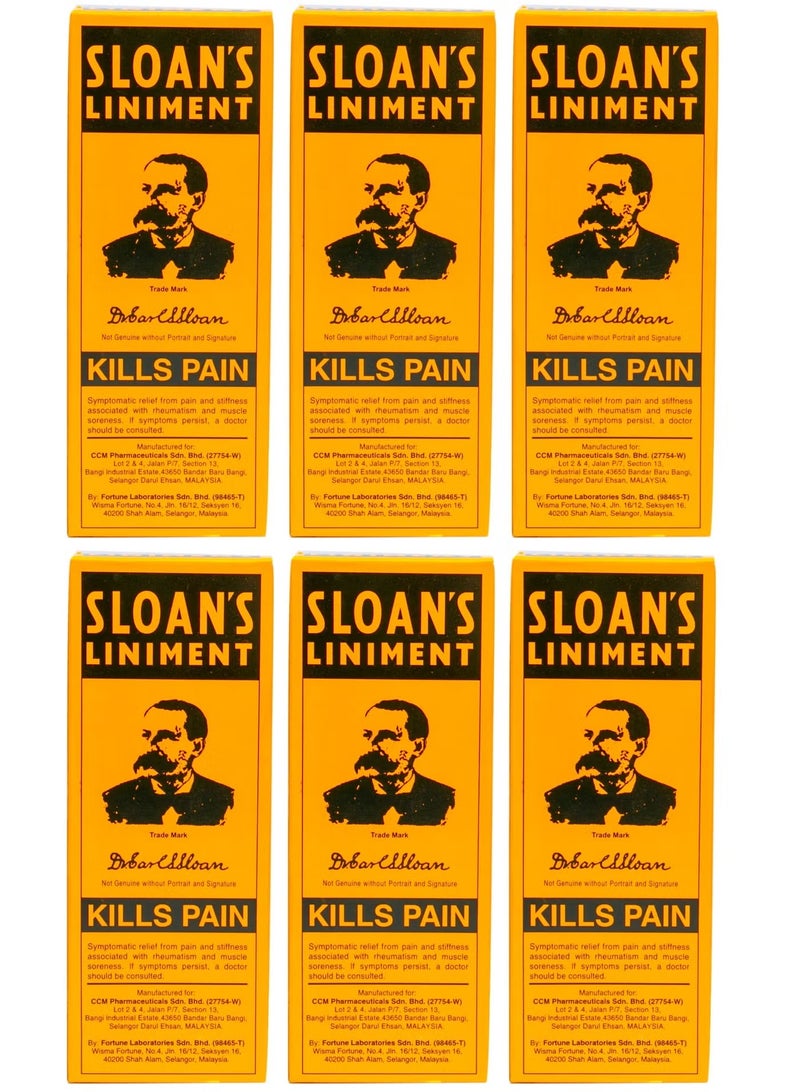 Sloan's Liniment Pain Killer Liniment Oil For Instant Relief 70ml (Pack of 6)