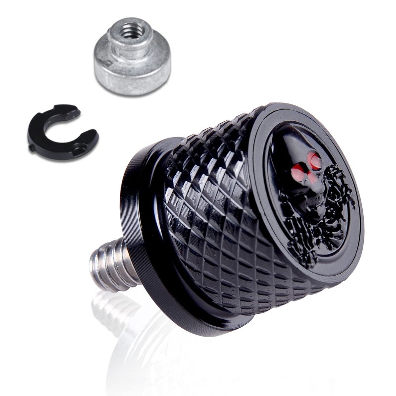 Sresk Rear Fender Seat Bolt Screw 1/4""-20 Thread for Harley (Black Kit) - Image 1