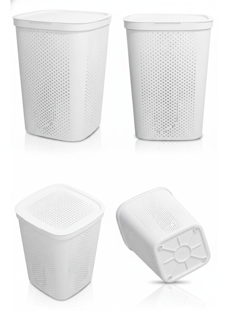 El Watania nova basket with cover white - Image 2