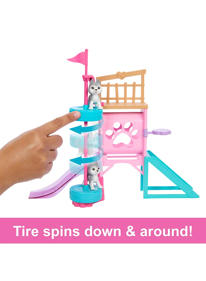Barbie Stacie Puppy Playground Playset