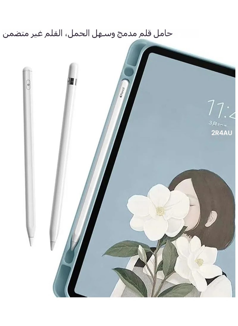 General - Keyboard case compatible with Samsung Galaxy Tab S10 Ultra 14.6 "(2024), round key detachable wireless touchpad Trackpad keyboard case with pencil slot - Image 1