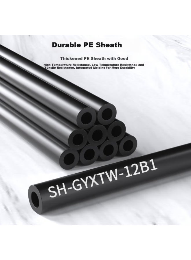 Suhao Gyxtw Central Core Bundled Outdoor Optical Cable, 12-core Fiber Optic Cable 1 Meter, Single-mode Armored Cable For Overhead And Underground Installation, Outdoor Fiber Optic Line Gyxtw - Image 3