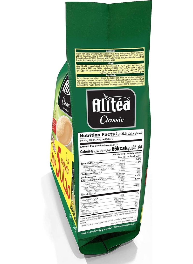 Alitea Alicafe AliTea Classic Instant Karak Tea Xv Pouch 20G 20 + 5 Free Sticks,Green - Image 3