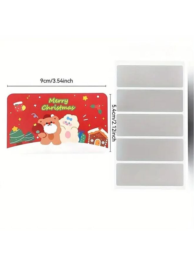 60Pcs Christmas Scratch Cards With Scraper And Marker For Holiday DIY Gifts - Image 4