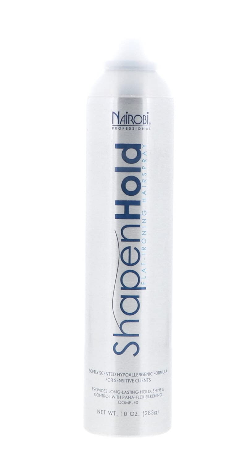 Nairobi Shape n Hold Flat Iron Hairspray 10 ozQ - Image 1