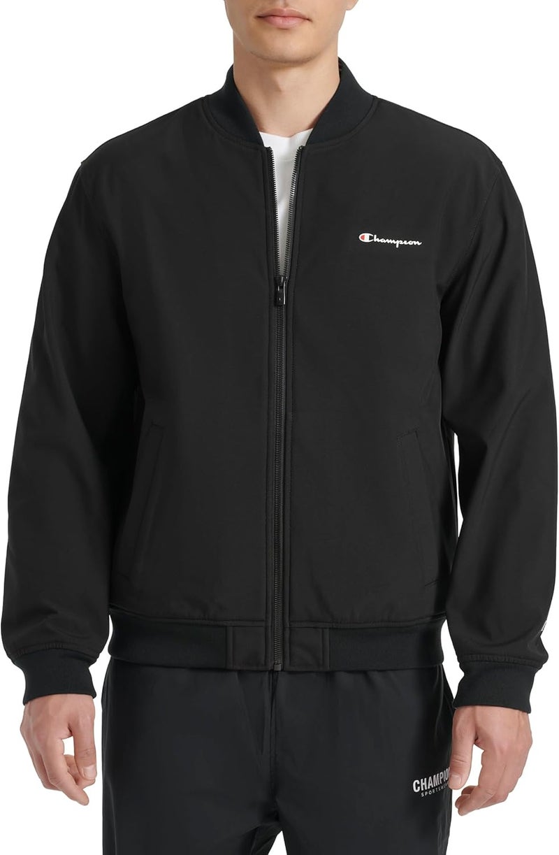 Champion Men's Sport Shell Bomber Jacket - Black - Image 1