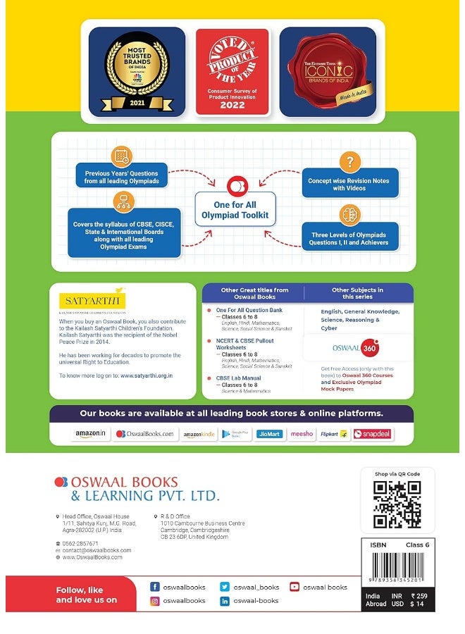 Oswaal One For All Olympiad Previous Years' Solved - Image 2