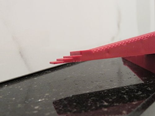 Perfect Level Master T-Lock - 100 red wedges PERFECT LEVEL MASTER - Professional Anti lippage Tile leveling system - (white T-Lock clips spacers not included and sold separately) by Tile Master - Image 5