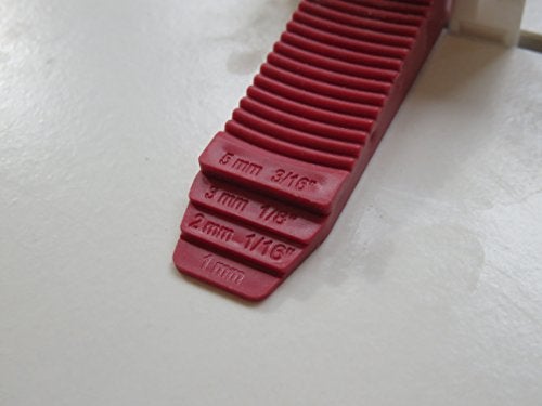 Perfect Level Master T-Lock - 100 red wedges PERFECT LEVEL MASTER - Professional Anti lippage Tile leveling system - (white T-Lock clips spacers not included and sold separately) by Tile Master - Image 4
