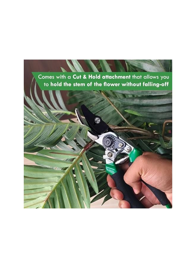 promass Professional Pruning Shears Bypass Hand Pruner Less Effort Garden Clipper with Sharp Blade and Comfortable Handle Tree Branch Secateurs - Image 1
