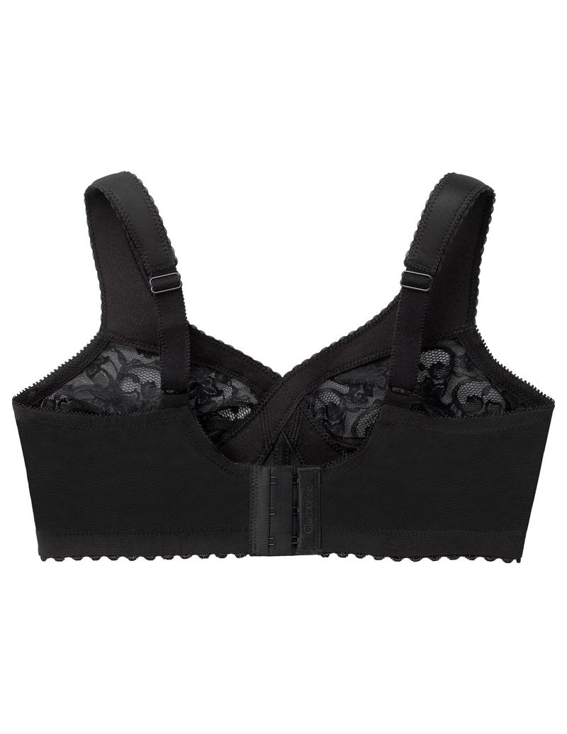 Glamorise Full Figure Plus Size MagicLift Original Support Bra Wirefree #1000 Black - Image 5