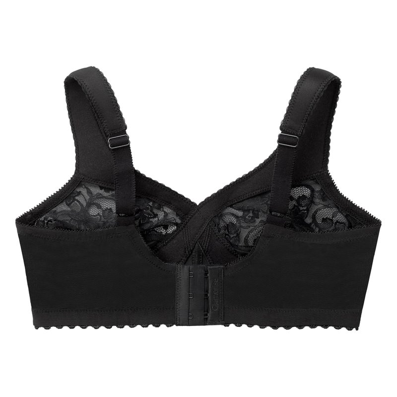 Glamorise Full Figure Plus Size MagicLift Original Support Bra Wirefree #1000 Black - Image 4