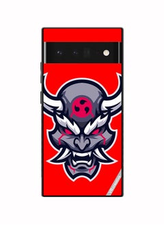 Protective Case Cover For Google Pixel 6 Pro Oni Mask Design Multicolour