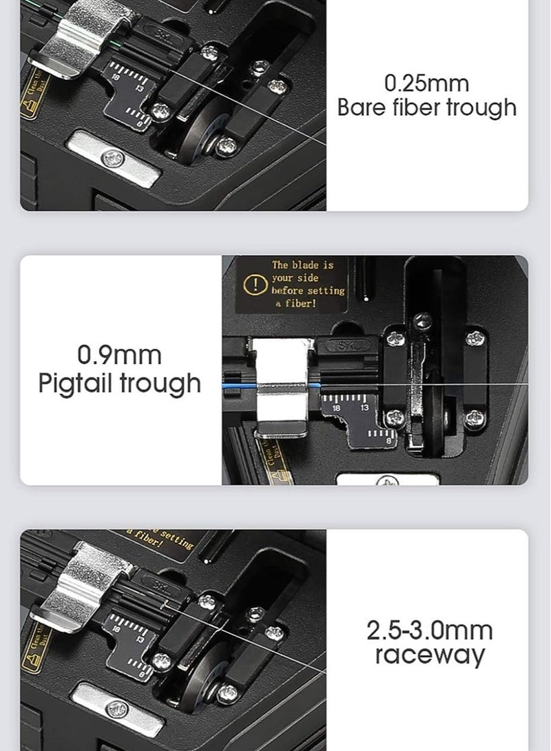 SKL-6C High Precision Fiber Optic Cable Cutter Aluminum Alloy Black No Assembly Required  - Image 2