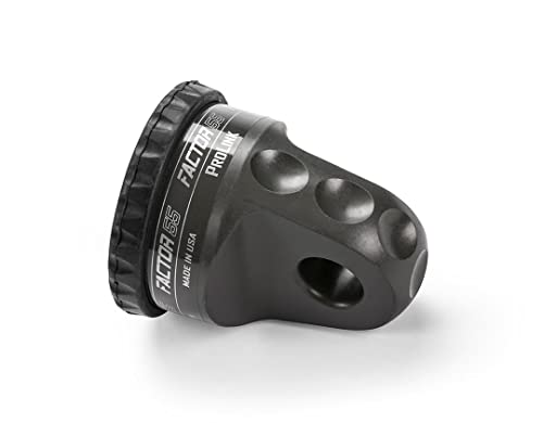 Factor 55 0001506 Prolink Original Shackle Mount Replaces Winch Hook with a Stronger Shackle D Ring Mount Max Load Rating 16000 lb Ideal for 4x4 Off Road Adventures Gray