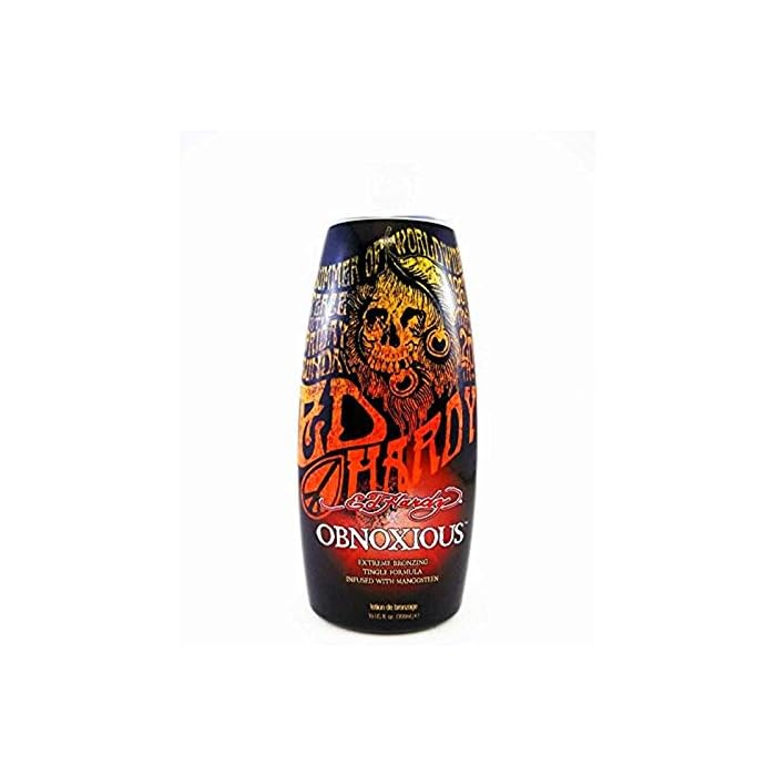 Ed Hardy Obnoxious Extreme Bronzer Tingle Tanning Lotion, 10 oz.