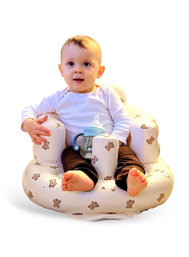 BABY PLUS Inflatable Baby Chair With Built-in Air Pump For 3-36 Months Baby Shower Chair - Image 1