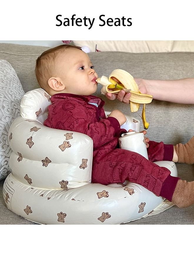 BABY PLUS Inflatable Baby Chair With Built-in Air Pump For 3-36 Months Baby Shower Chair - Image 4