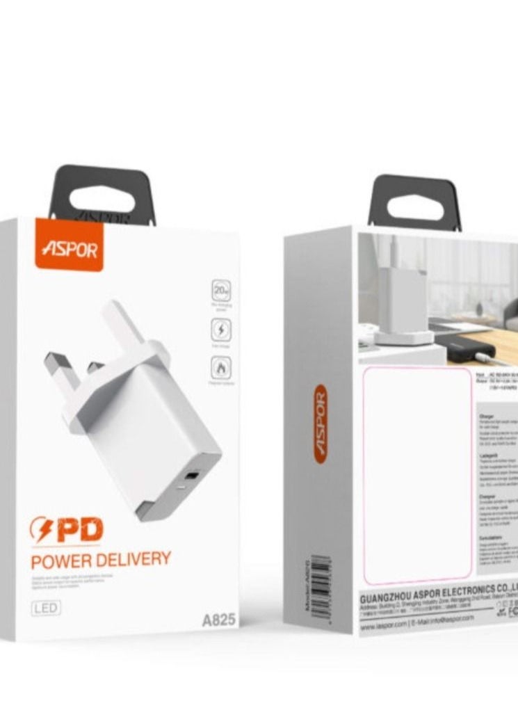 Aspor ASPOR A825 Fast charger white  - Image 2