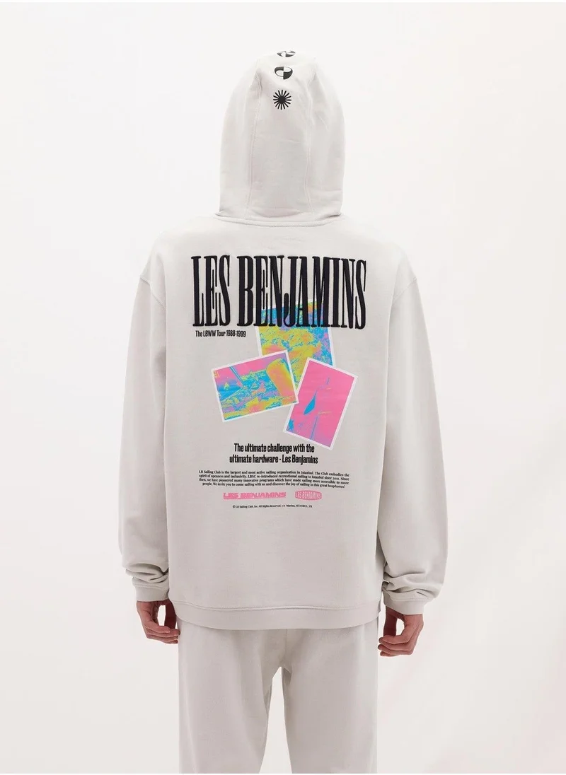 LES BENJAMINS RELAXED HOODIE 004