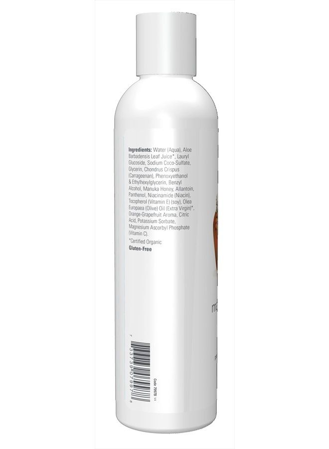 Solutions, Vitamin C and Manuka Honey Gel Cleanser, Brightening System, Promotes Healthy-Looking Skin, 8-Ounce