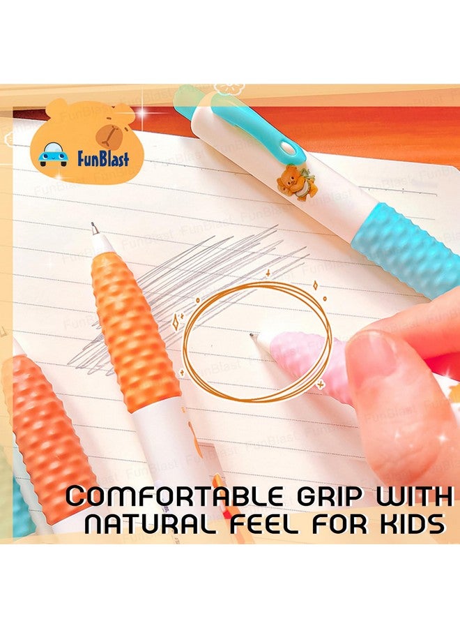 فنبلاست قلم رصاص ميكانيكي من فن بلاست مع مبراة للأطفال - أقلام رصاص مبراة مسبقًا للأطفال، أقلام كاواي للأطفال، أقلام رصاص لطيفة، هدية إرجاع للأطفال، قلم رصاص للرسم والتظليل (دب لطيف) - Image 5