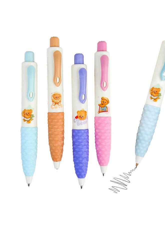 فنبلاست قلم رصاص ميكانيكي من فن بلاست مع مبراة للأطفال - أقلام رصاص مبراة مسبقًا للأطفال، أقلام كاواي للأطفال، أقلام رصاص لطيفة، هدية إرجاع للأطفال، قلم رصاص للرسم والتظليل (دب لطيف) - Image 1