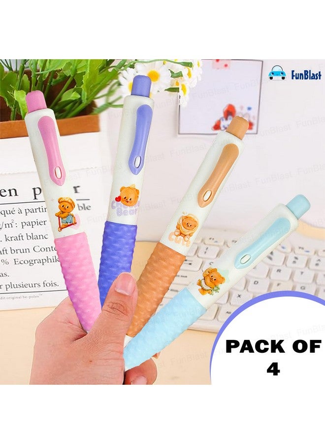 فنبلاست قلم رصاص ميكانيكي من فن بلاست مع مبراة للأطفال - أقلام رصاص مبراة مسبقًا للأطفال، أقلام كاواي للأطفال، أقلام رصاص لطيفة، هدية إرجاع للأطفال، قلم رصاص للرسم والتظليل (دب لطيف) - Image 3