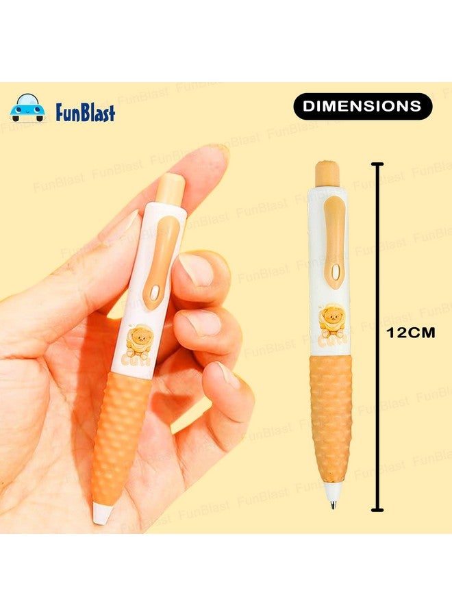 فنبلاست قلم رصاص ميكانيكي من فن بلاست مع مبراة للأطفال - أقلام رصاص مبراة مسبقًا للأطفال، أقلام كاواي للأطفال، أقلام رصاص لطيفة، هدية إرجاع للأطفال، قلم رصاص للرسم والتظليل (دب لطيف) - Image 2