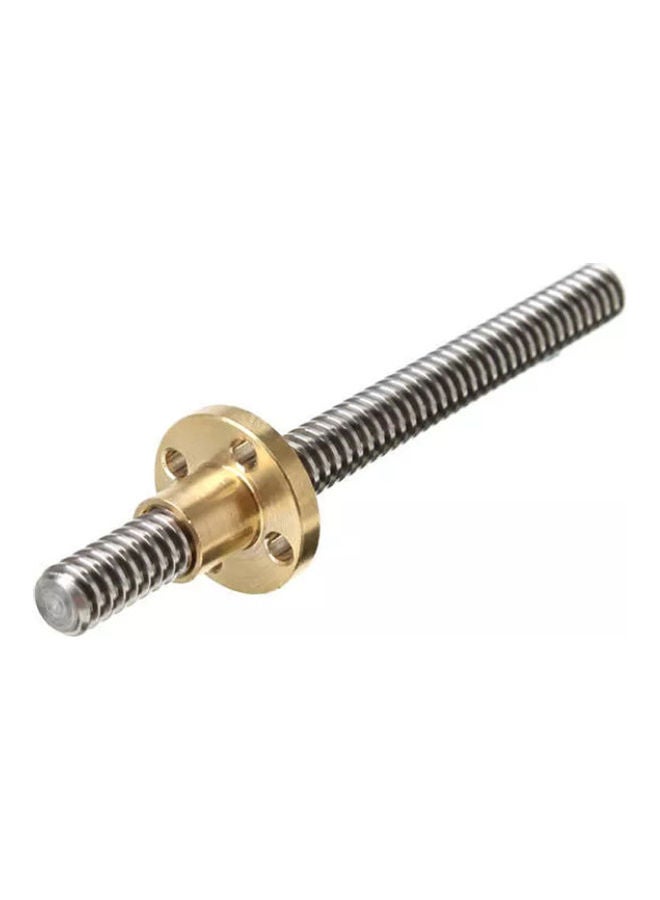 NIBEMINENT 15 Piece Optical Axis Guide Bearing Housings Linear Rail Shaft Support Screws Set Silver 50x5x10cm - Image 3