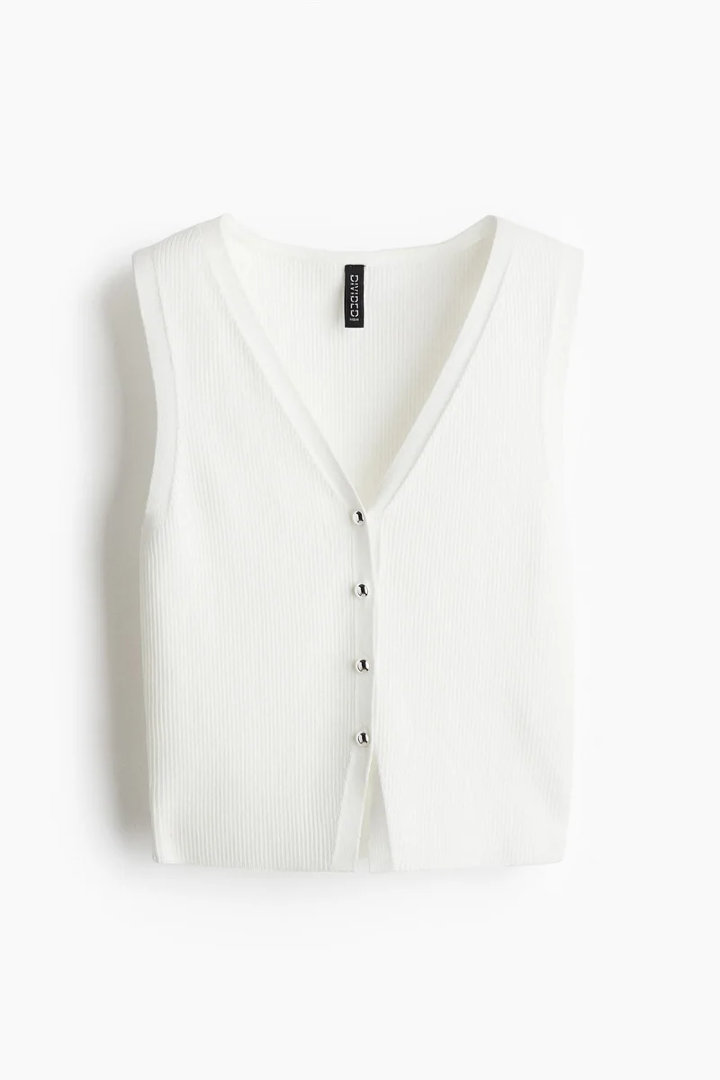 H&M Button-front sweater vest
