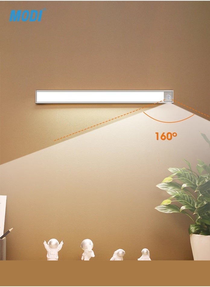 MODI LED Magnetic Cabinet Light – Motion Sensor Rechargeable Aluminum Night Lamp for Kitchen, Bedroom & Staircase - Image 4