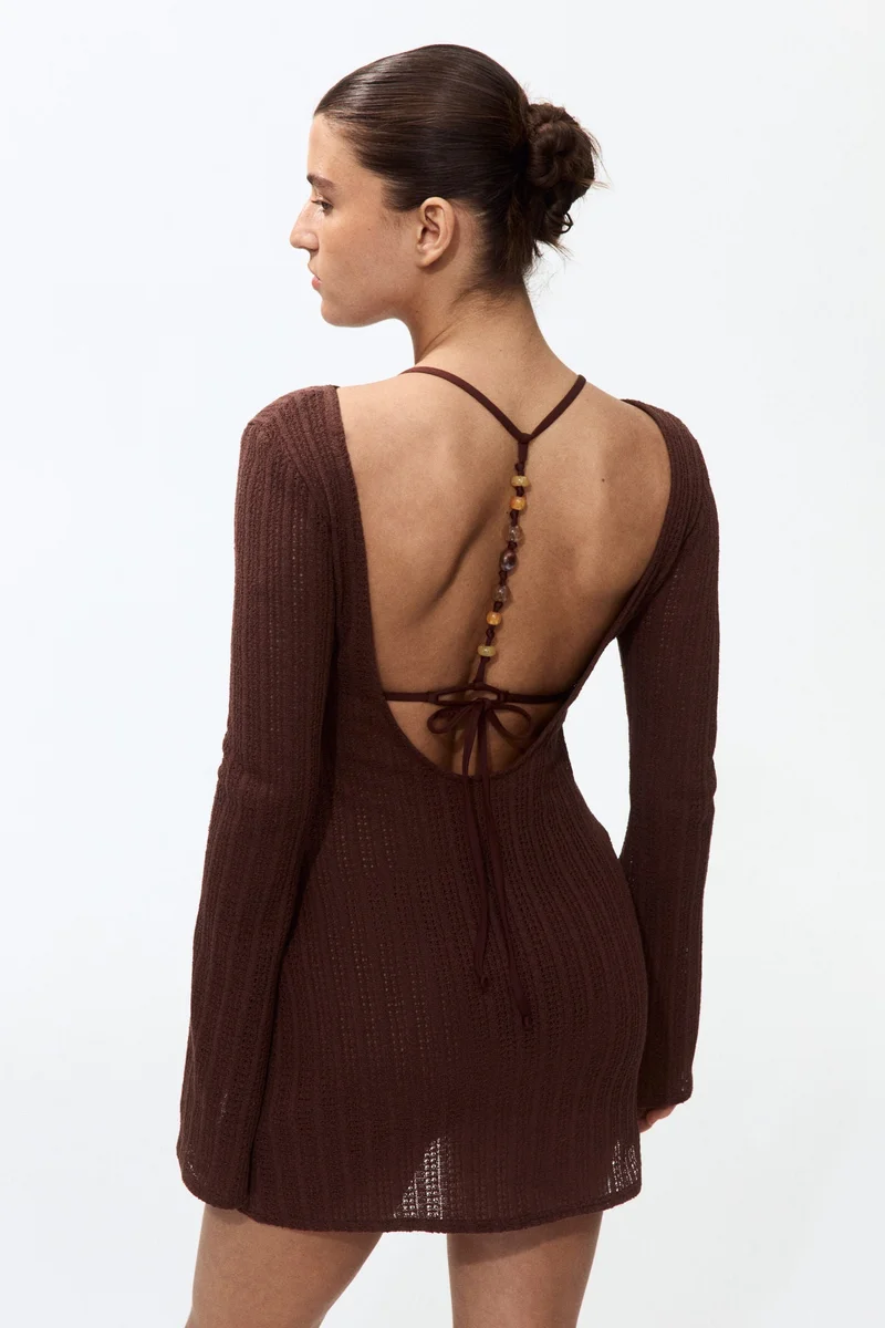 H&M  Boat-neck beach dress for Women | Best Price UAE