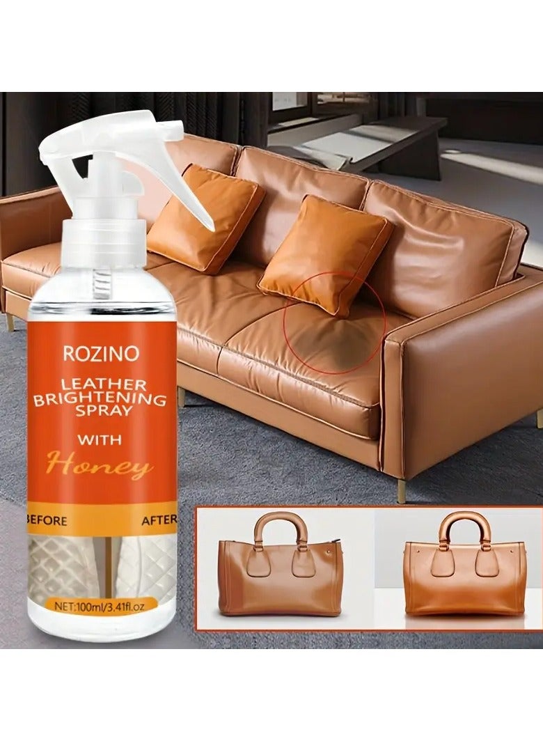 روزينو رذاذ مشرق الجلد مع العسل ، منظف العناية بالجلد ، ترطيب عميق ، لمعان طويل الأمد ، وصمة عار وإزالة كسر - Image 3