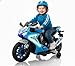 Kid Trax 6V Glow Electric Toddler Kids Motorcycle  Toddler Bike IndoorOutdoor Toys Durable LED Headlights and Body Light Realistc Sounds Kids Ride On Toys Max Weight 65lbs Ages 3 Blue - Image 2