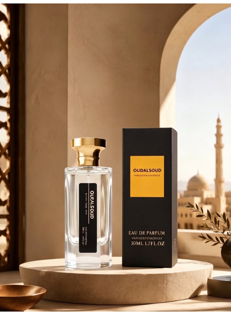 أود أل سعود عطر "Desert Golden Eagle" (أو دو بارفان) 50 مل / تركيز عطري 25% / عطر شرقي خشبي للرجال والنساء / هدية مثالية لرمضان وعيد الحب - Image 3