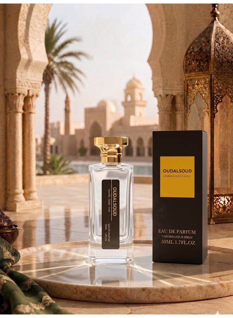 أود أل سعود عطر "Desert Golden Eagle" (أو دو بارفان) 50 مل / تركيز عطري 25% / عطر شرقي خشبي للرجال والنساء / هدية مثالية لرمضان وعيد الحب - Image 5