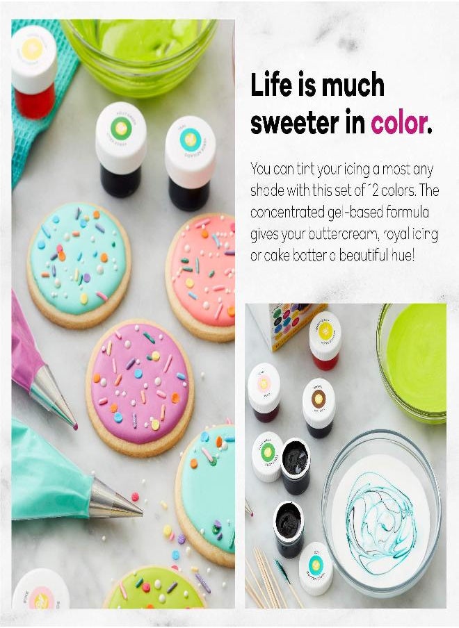 Wilton - Wilton Icing Colors 12-Piece Gel Food Coloring Set - Image 1