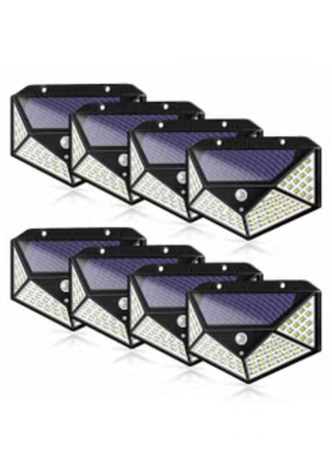 ELTRAZONE 8 Pairs Solar LED Outdoor Lights with Reflectors – Waterproof Lighting for Front Door, Yard, Garage, and Deck - Image 1
