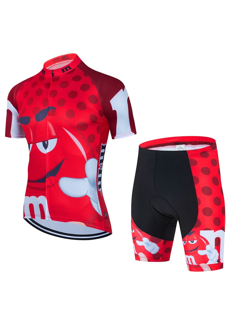 KUYING Summer Short Sleeved Cycling Suit Set  - Image 1
