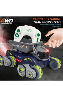JJRC New Spray Light Music Deformation Stunt Car 2.4G Remote Control Boy Electronic Pet Toy Gift  - Image 2